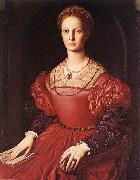 BRONZINO, Agnolo Portrait of Lucrezia Panciatichi fg oil